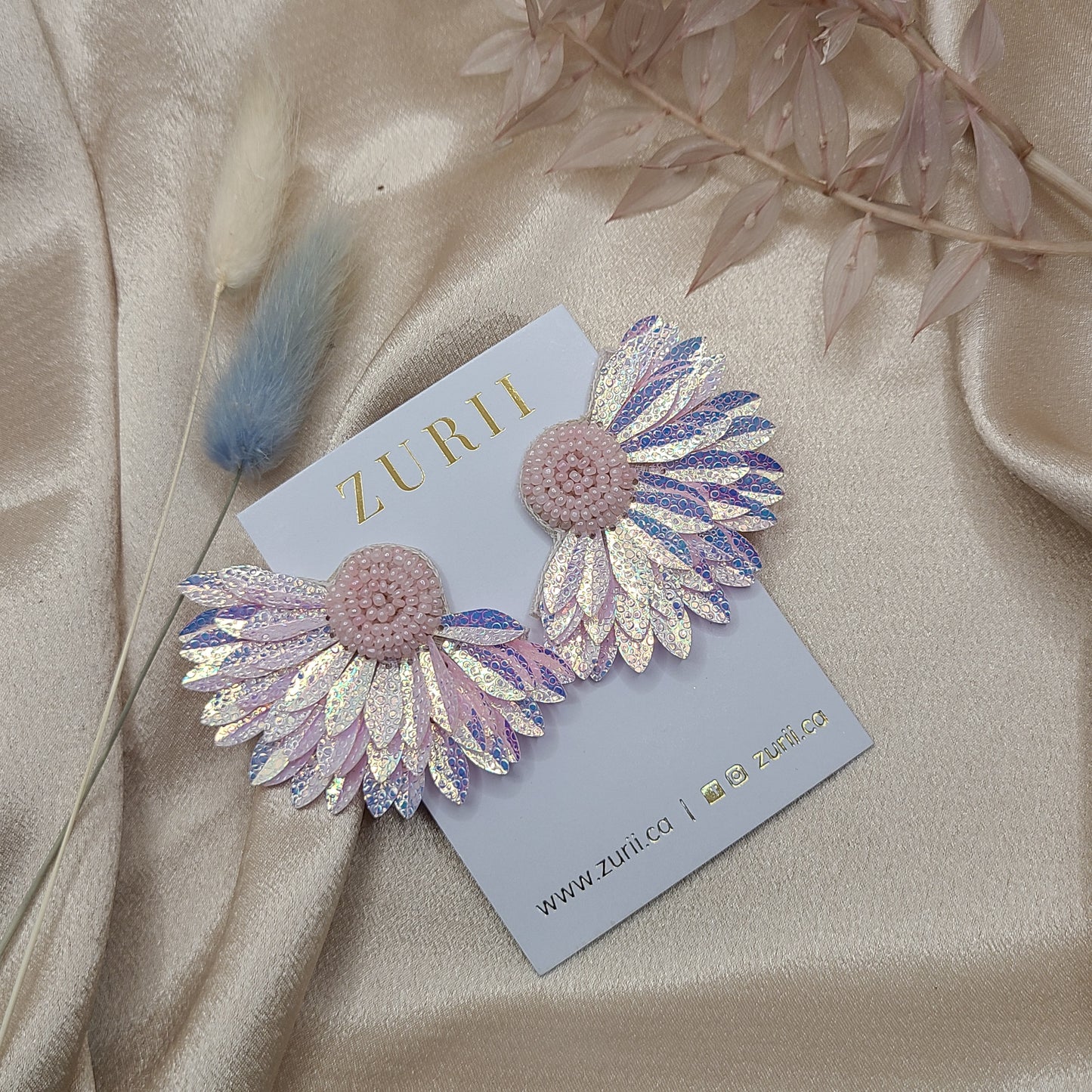Maureen Earrings in Pink