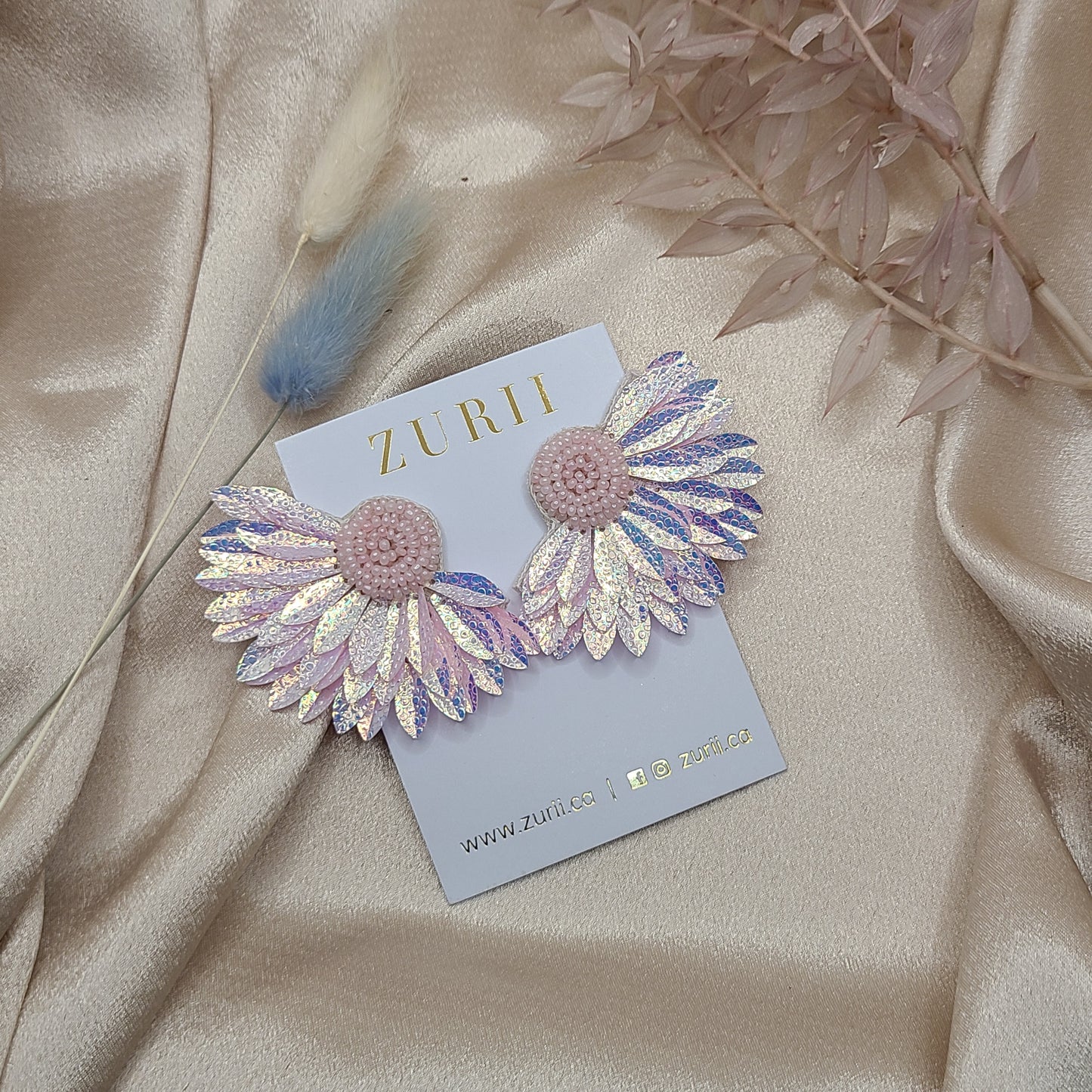 Maureen Earrings in Pink