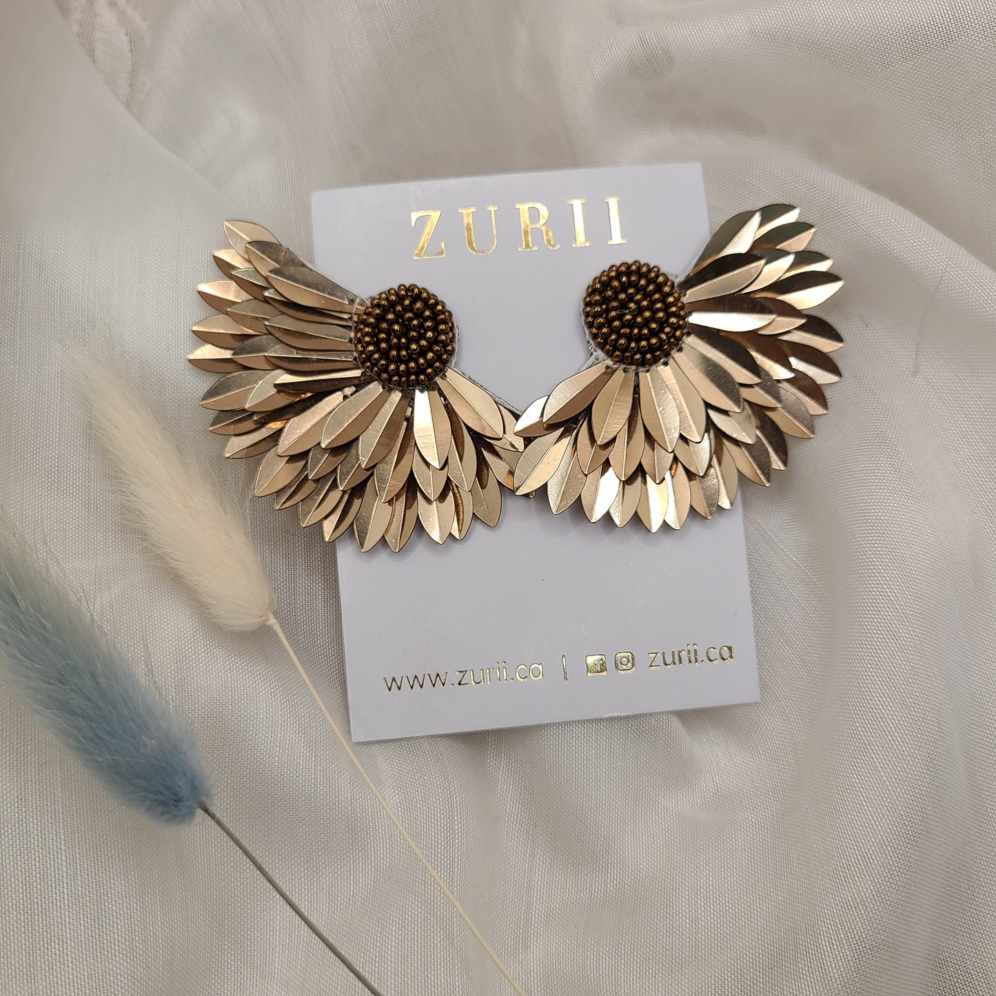Maureen Earrings in Copper