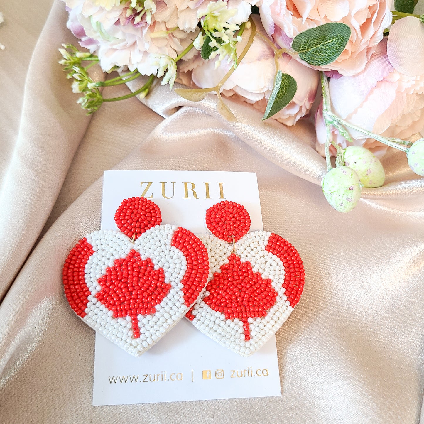 Canada in my heart Earrings