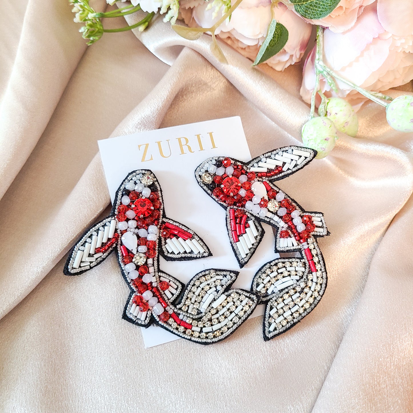 Koi Red and White Fish