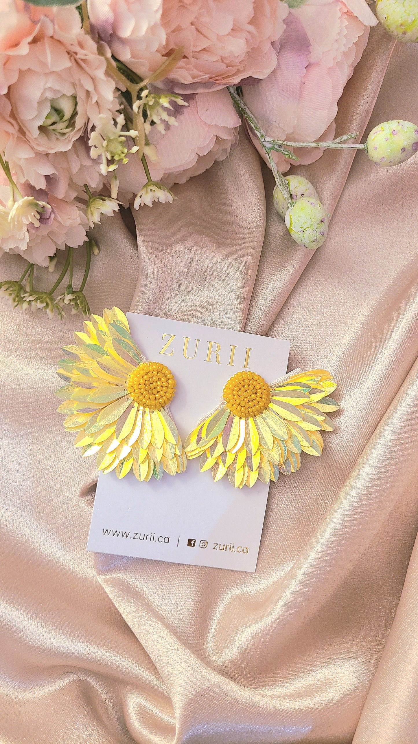Maureen earrings in Yellow