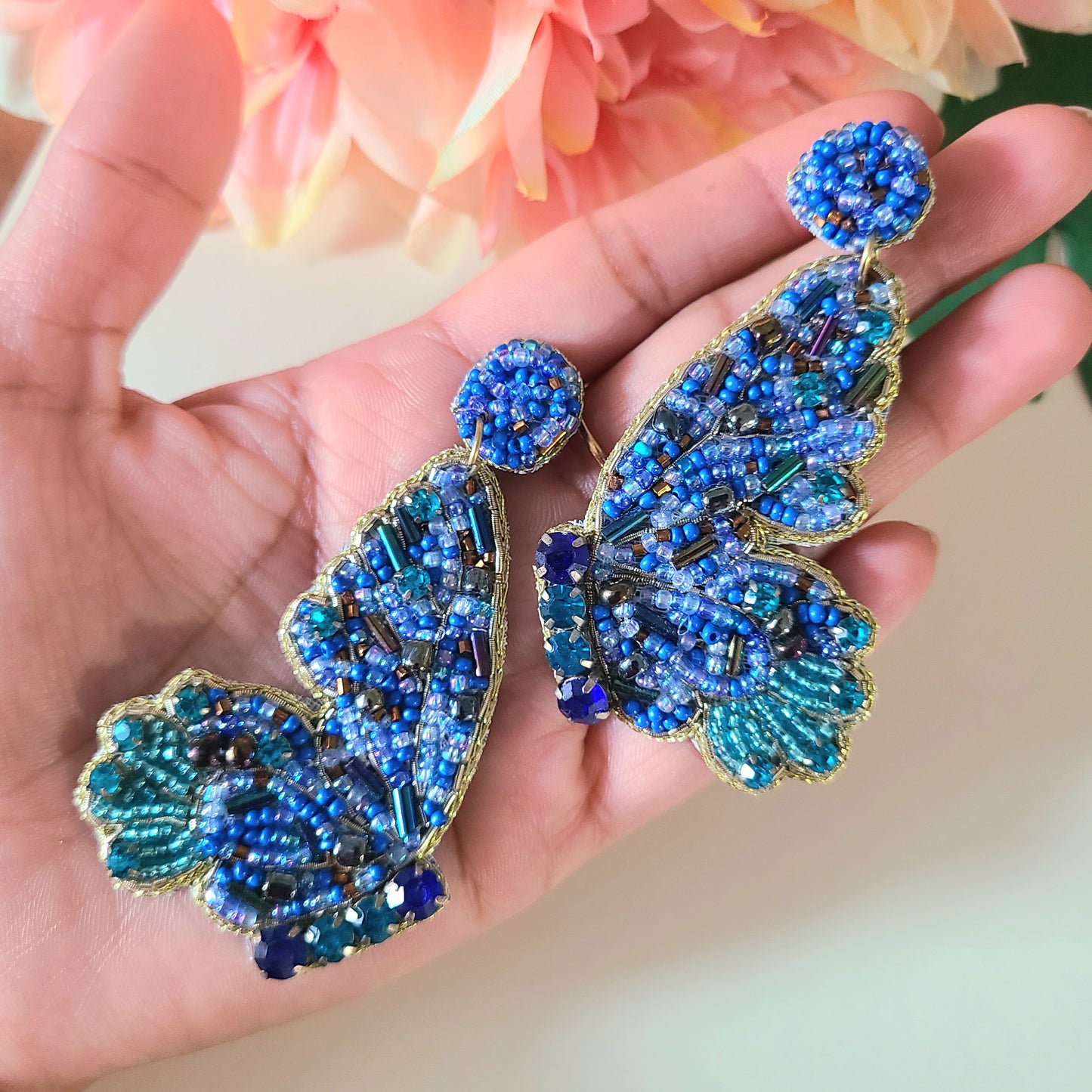 Blue Butterfly earrings