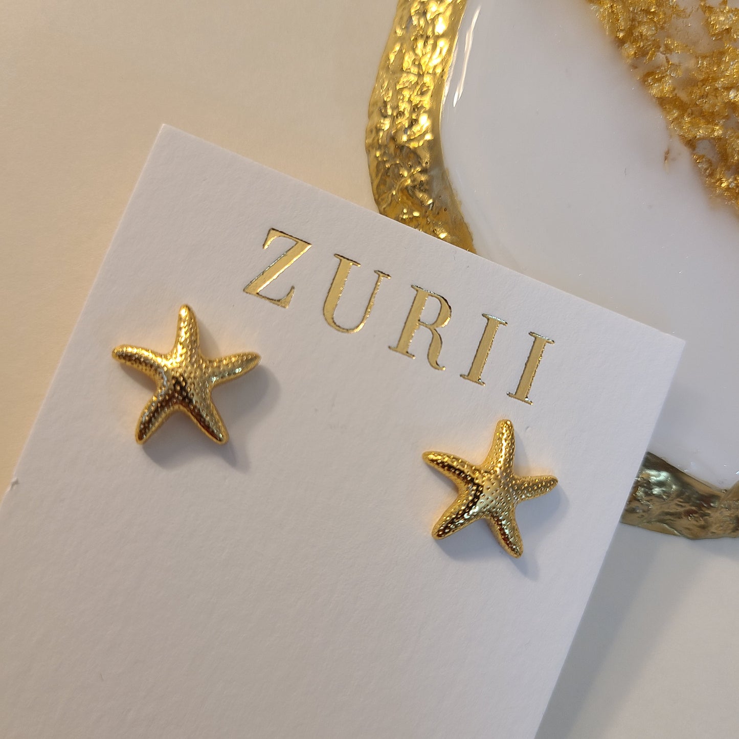 Star fish earrings