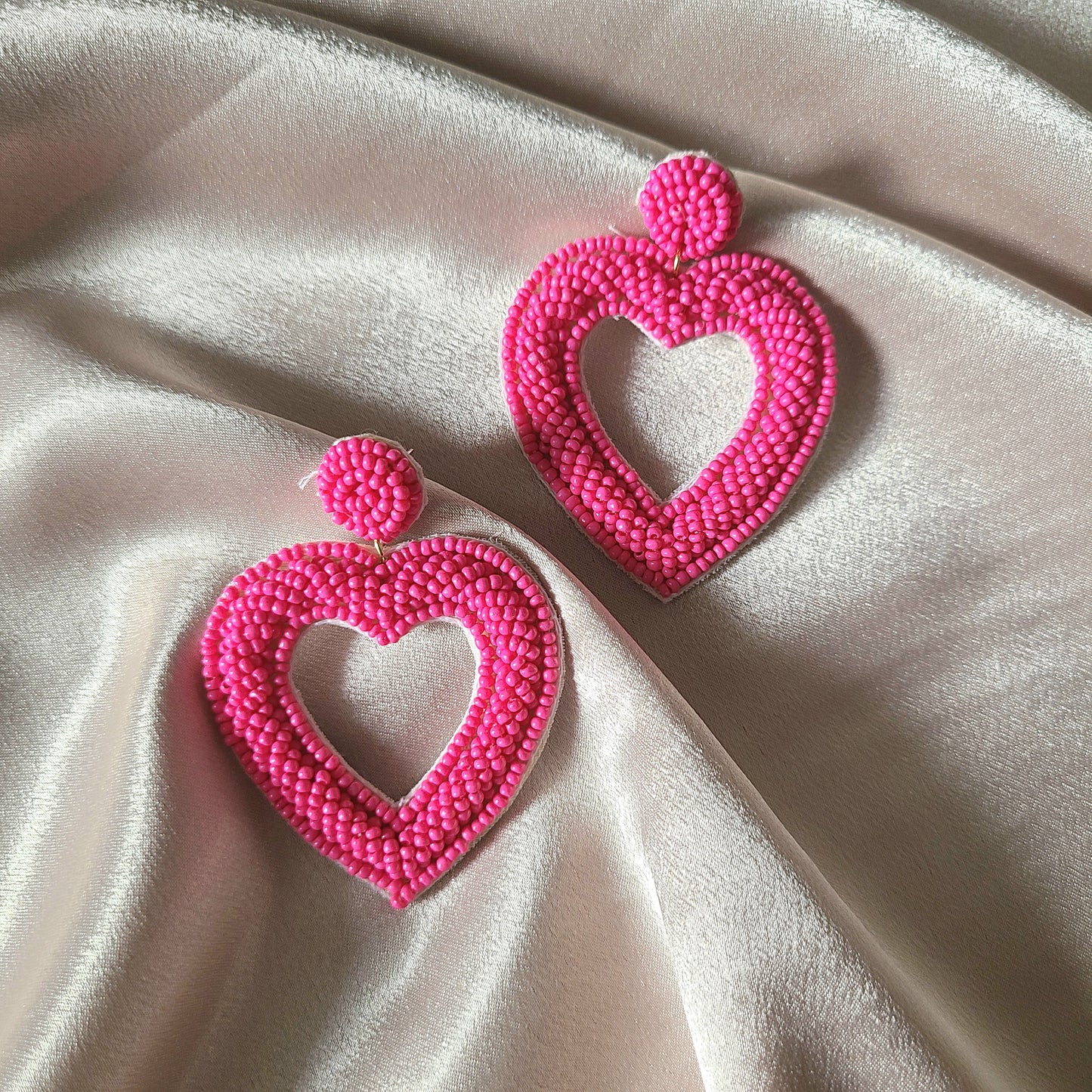 Hearts-Hot pink