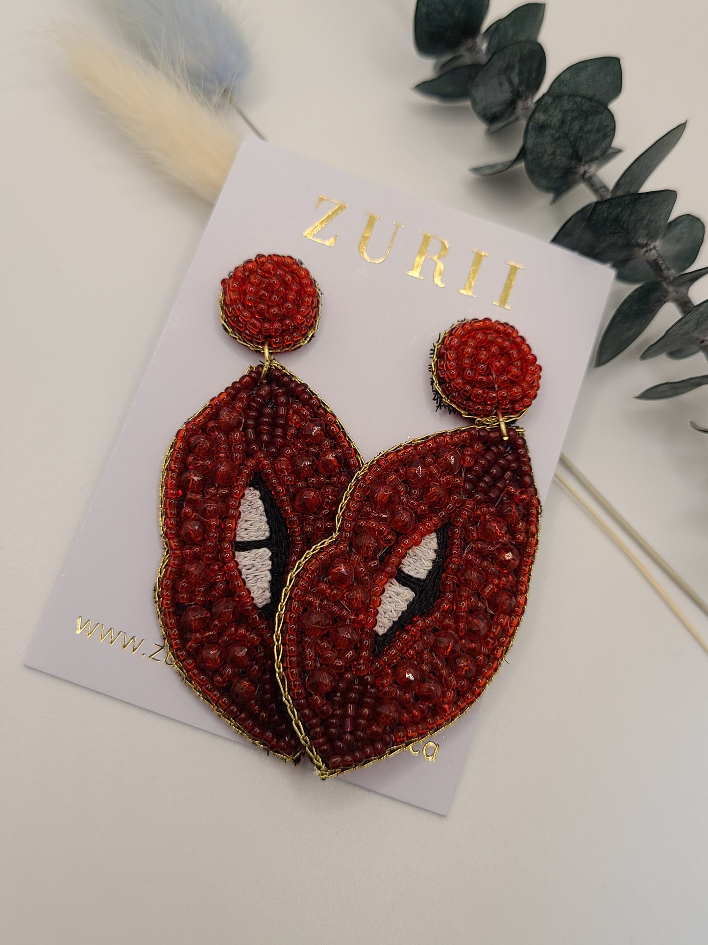Scarlet Kiss Earrings