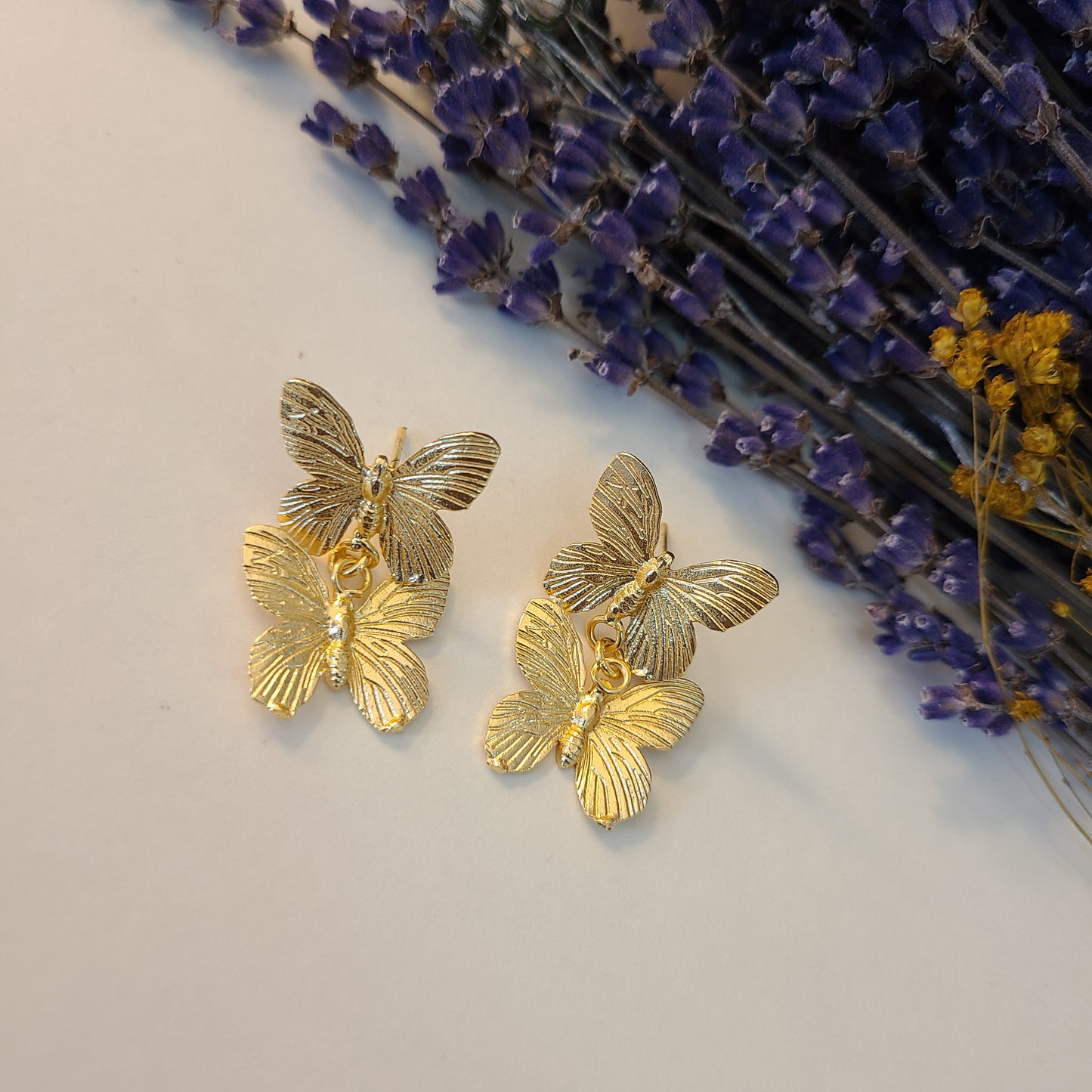 Double Butterfly earrings