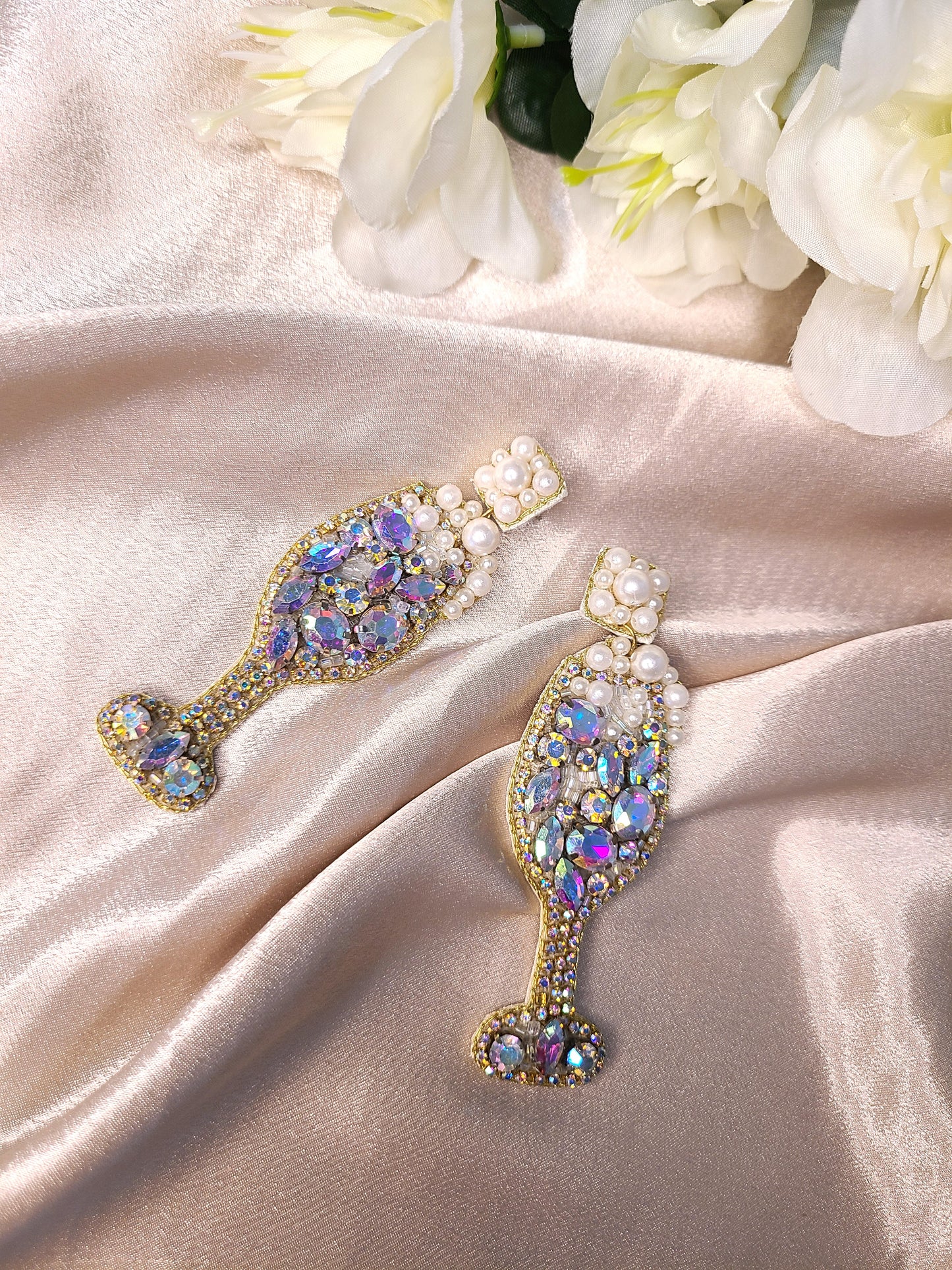 Champagne Glass earrings