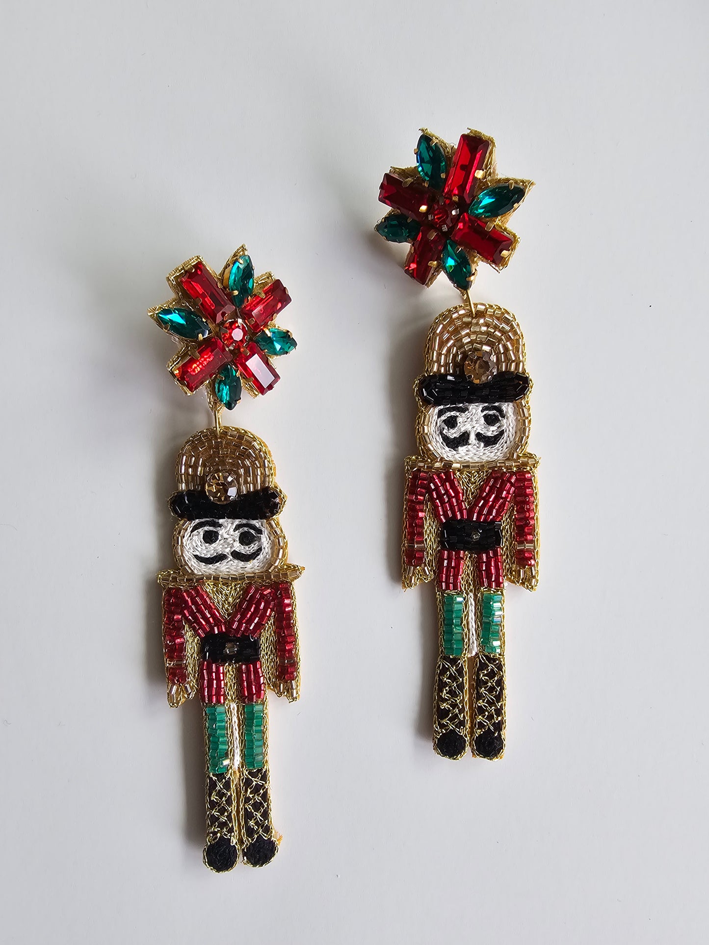 Nut cracker earrings