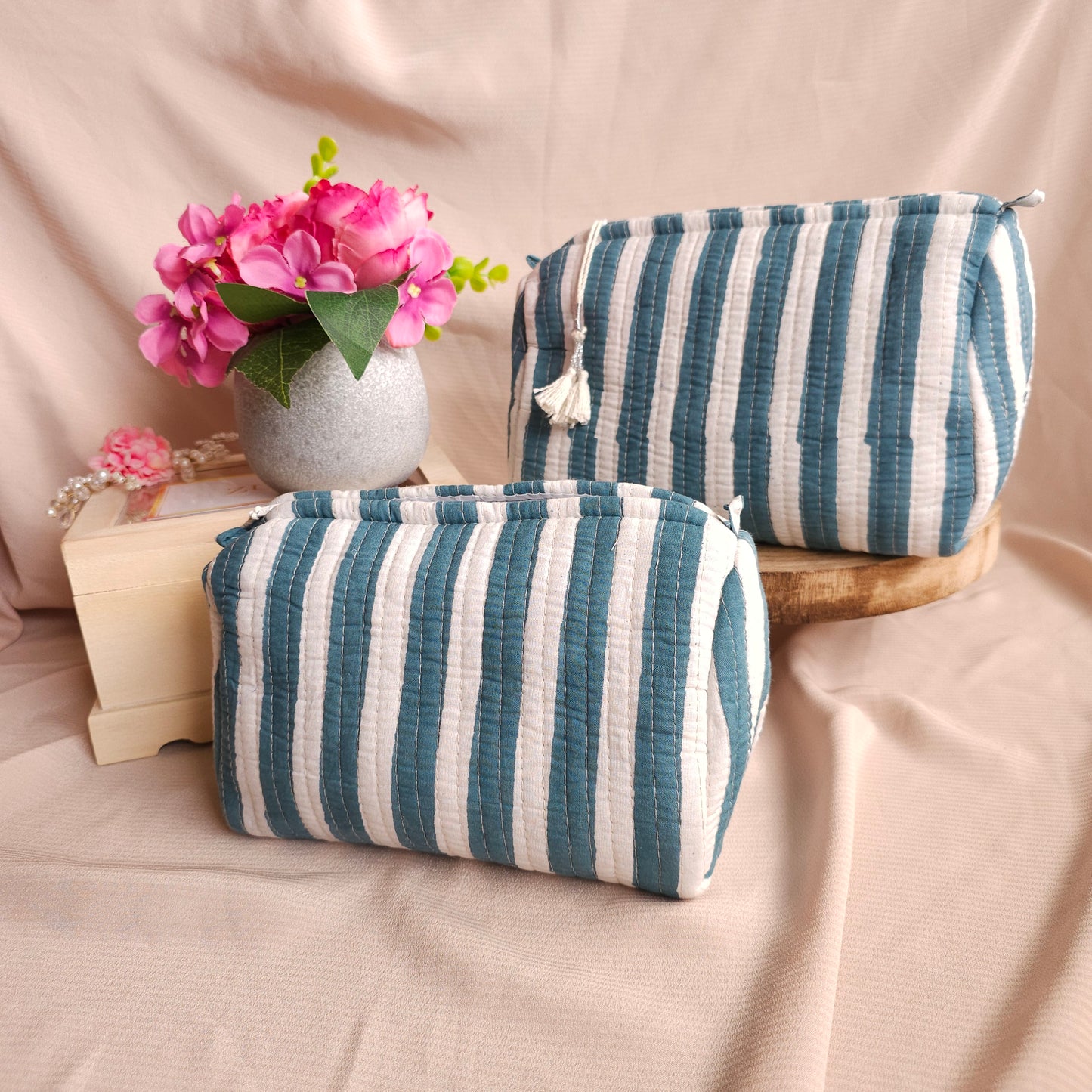 Striped Blue bag