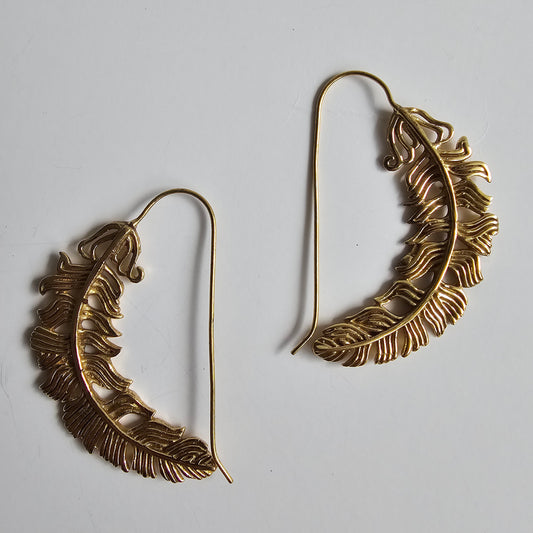 Feather earrings