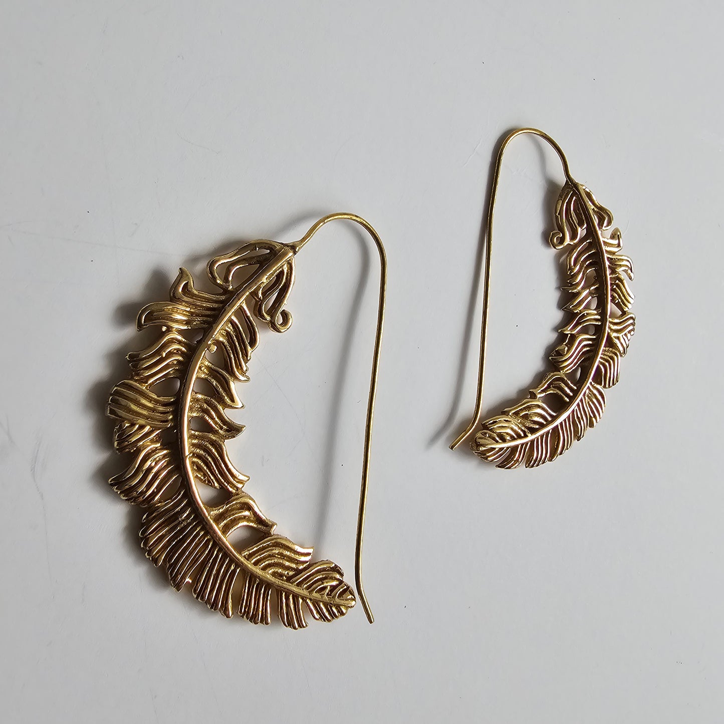 Feather earrings