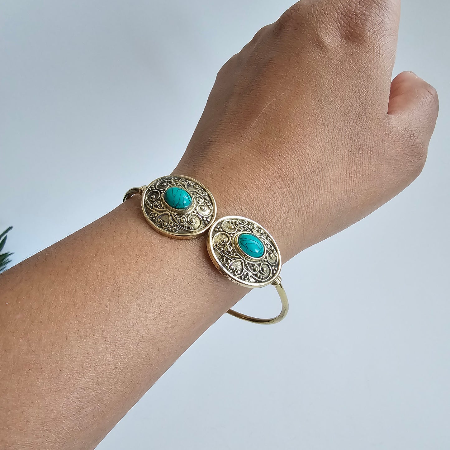 Mandala bracelet turquoise