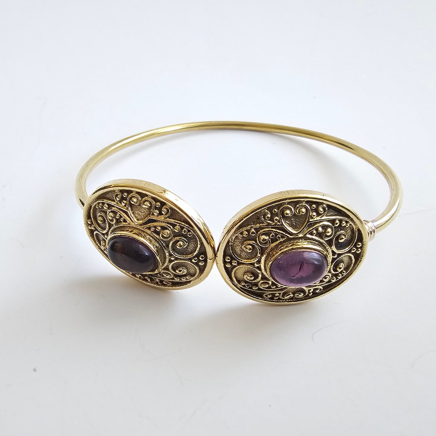 Mandala bracelet purple