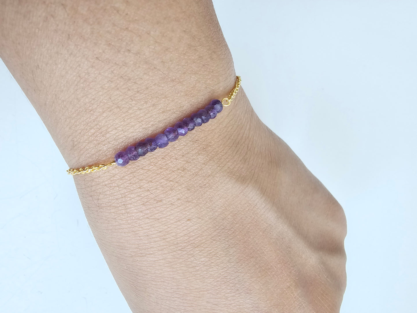 Amethyst bracelet