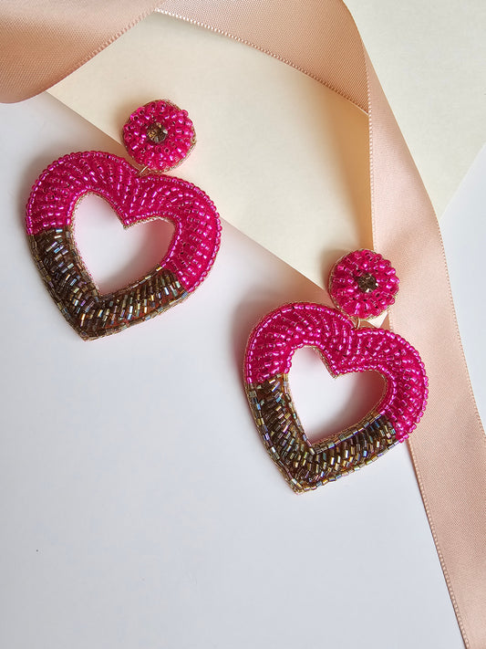 In love earrings