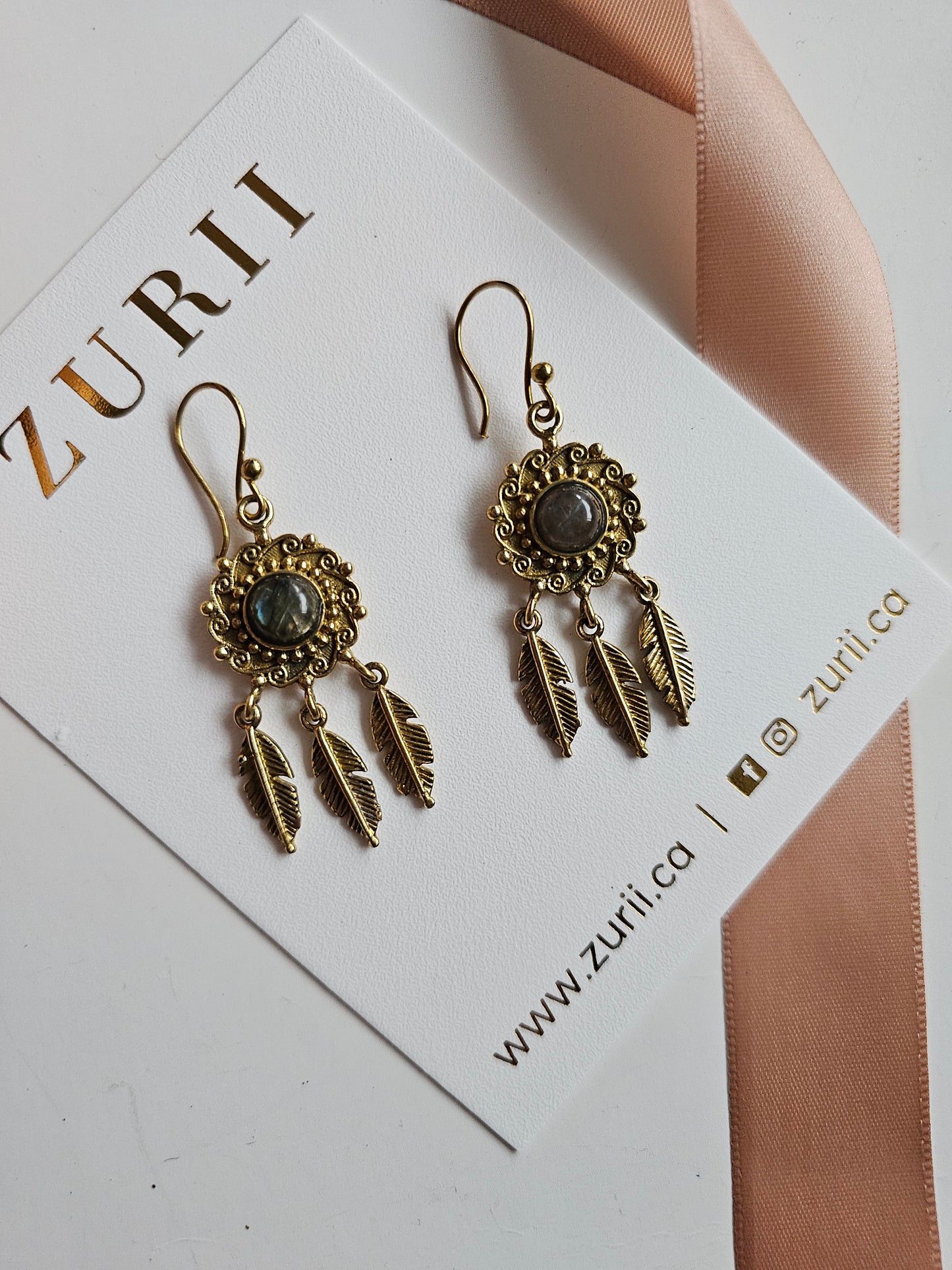 Dream catcher earrings