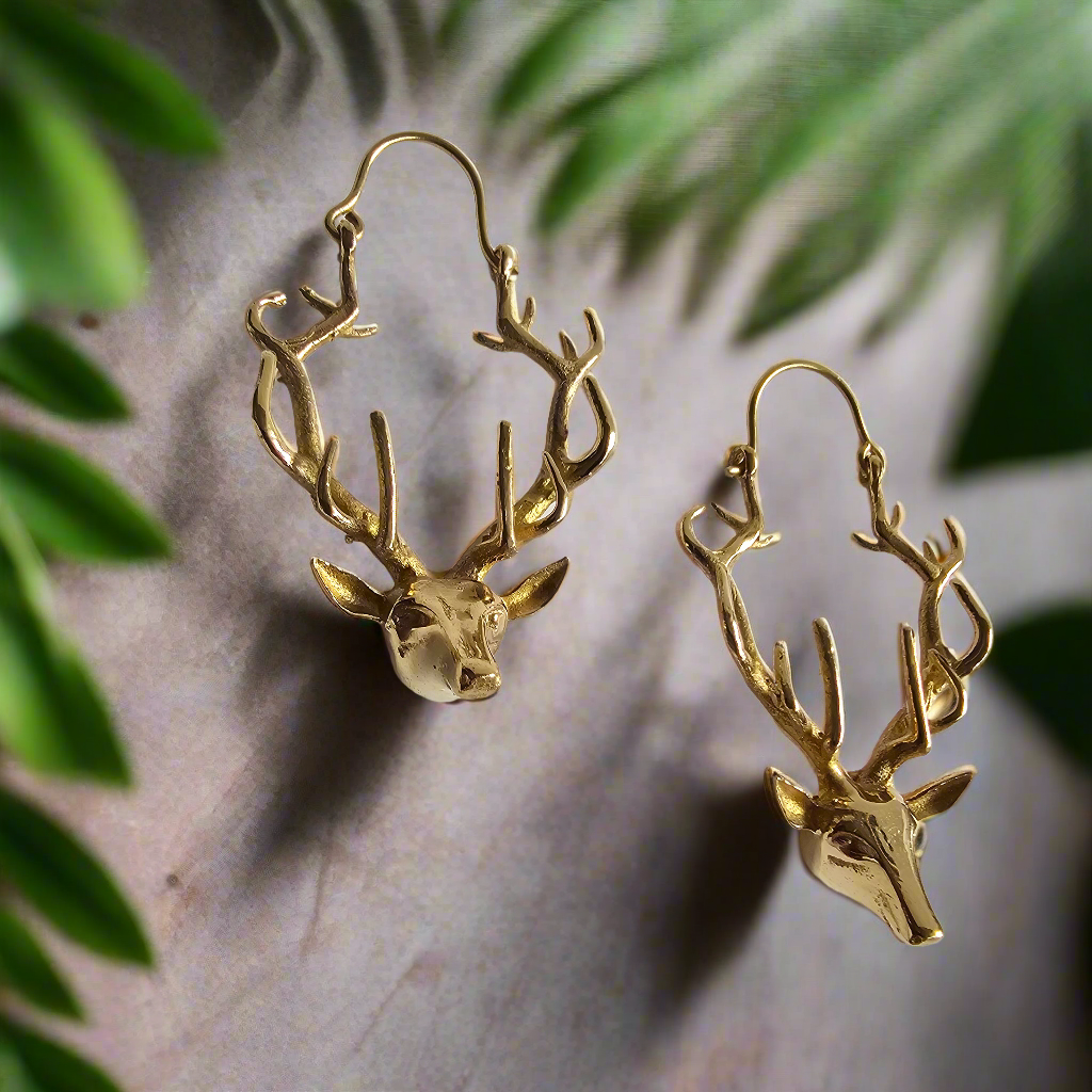 Reindeer earrings